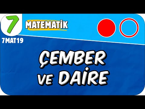 Çember ve Daire 📘 7. Sınıf Matematik #2025