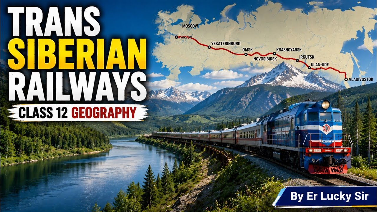 Trans Siberian Railways - Class 12 Geography