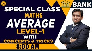 MATHS | SPECIAL BANK CLASS | BY PRABAL MAHENDRAS | AVERAGE | LEVEL-1 | 8:00 AM