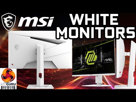 MSI White Monitor Showcase - MAG 274URFW, 274QRFW & 274PFW