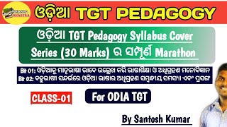 ODIA TGT PEDAGOGY BIT-1 & BIT-2 | Syllabus Cover Series | LTR | RHT | SSB TGT | OTET | CTET |