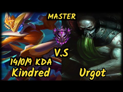1907 FB Kirei (KINDRED) vs URGOT - 14/0/9 KDA JUNGLE GAMEPLAY - EUW Ranked MASTER