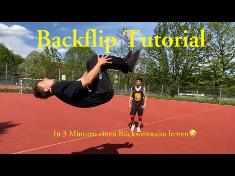 Rückwärtssalto in unter 3 Minuten lernen?😳