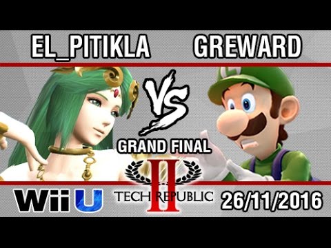 [Tech Republic 2] El_Pitikla (Fox, Palutena) vs Greward (Luigi, Olimar) SSB4 Grand Final - Top 8