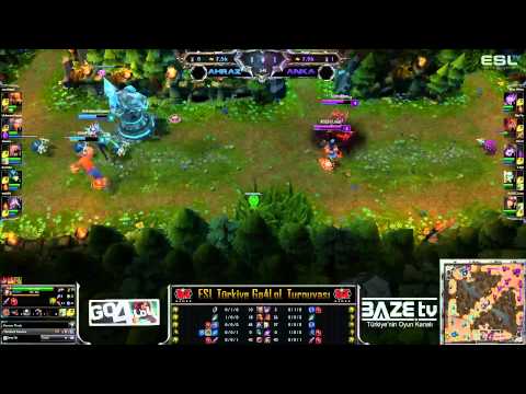 ESL Go4LoL Mayıs Aylık Finali - Yarı Final Ahraz vs Anka (Emre"Sidiouss"Ürük ve Batuhan"Krank"B