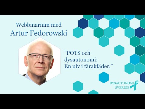 Webbinar POTS och dysautonomi: "En ulv i fårakläder". Del 1 föreläsningen.
