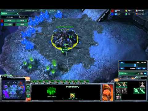Starcraft 2 - Huk vs. Moon - PvZ - Weekly #4