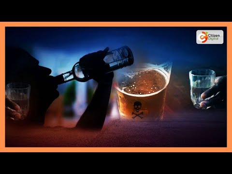 An illegal alcohol manufacturing plant was closed in Kenol town