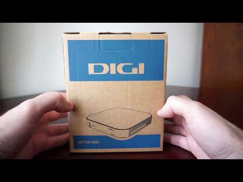 HUMAX DIGI+C HD4 Cable TV Receiver unboxing, review, install, software update