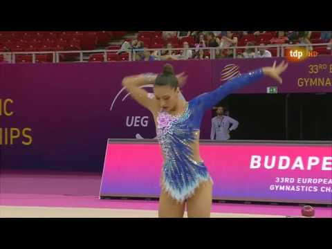 Natalia García (ESP). PELOTA. Cto. de Europa Budapest 2017