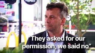Act leader David Seymour speaks to media