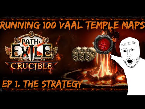 Running 100 Vaal Temple maps - Can we profit? Let's find out | Path of Exile 3.21 Crucible