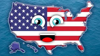 50 States Song for Kids/50 States and Capitals for Children/USA 50 States