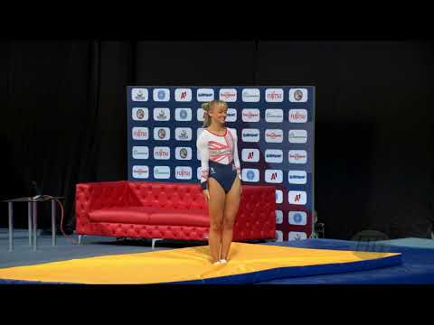 DAVIDSON Shanice (GBR) W - 2022 Trampoline Worlds, Sofia (BUL) - Q Tumbling Exercise 2