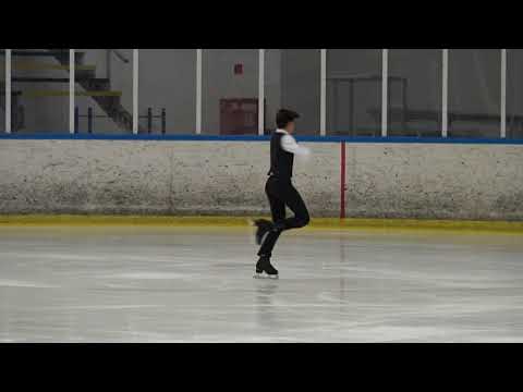 Valentine Cup 2018 BN A Boys   Free Skating   Dominik Hortobágyi