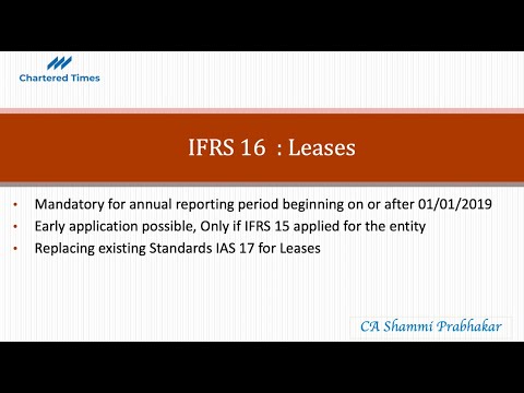 IFRS 16 - Leases : A simplified summary of IFRS 16 with practical Examples