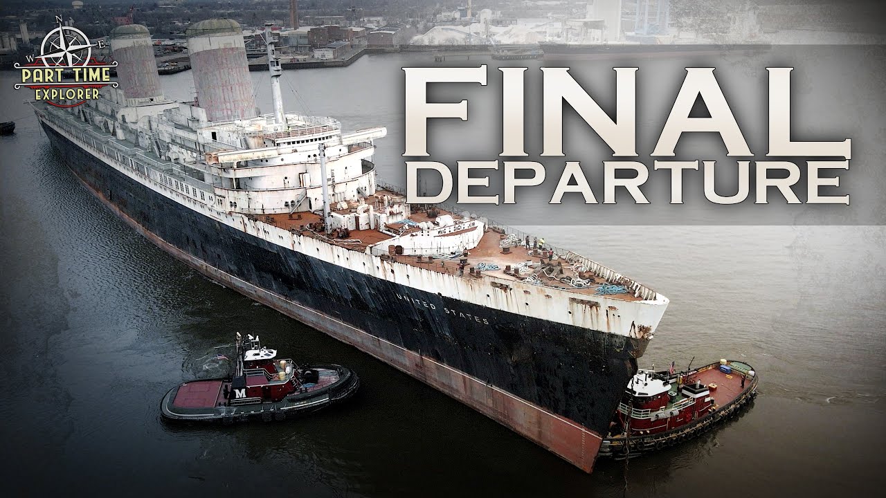 The SS United States Departing Philadelphia ( + GIVEAWAYS!)