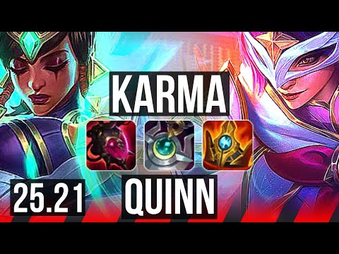 KARMA vs QUINN (TOP) | 7/2/5 | EUW Diamond | 25.21