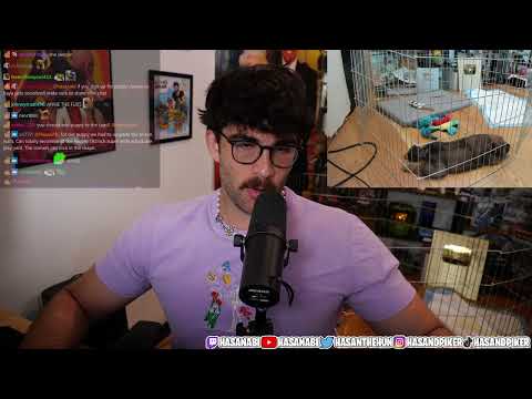 HasanAbi April 24, 2023 – Tucker Firing, DeSantis in Japan, Elon Twitter, Puppycam, Nutrition