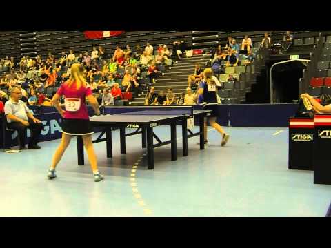 140525 DM 2014, Yngre Pige, Kamilla Petersen - Louise Andersen