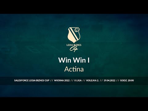 Skrót spotkania Win Win I - Actina ( Legia Biznes Cup Wiosna 2022 )
