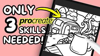 The Only Procreate Skills You Need to Make Coloring Pages