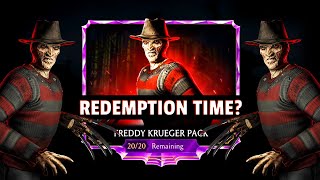 MK Mobile. I Tried to Redeem Myself with Freddy Krueger Pack. Can I Have Some LUCK???