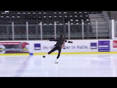 Adrian Stiegler - Hall Kristall Cup 2018, ISU Artistic Bronze