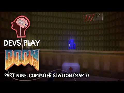 "Devs Play" S01E05 - Doom (Part 9 - Map 7 Computer Station) 60fps [9/10]