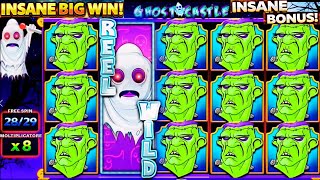 INSANE BIG WIN on Ghost Castle Slot 👻🏰 | MEGA BONUS & FREE SPINS MASSIVE PAYOUT!