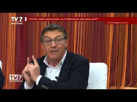 Tv7 con Voi sera del 26/04/2015  - Crollo delle assunzioni, è il fallimento del jobs act? (3 di 6)