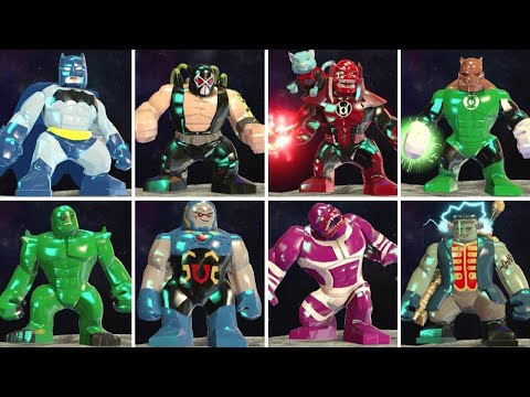All Big-Fig Characters in LEGO Batman 3: Beyond Gotham (W/ All DLC)