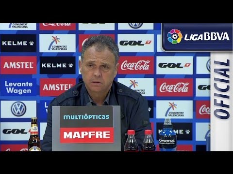 Rueda de Prensa de Caparrós tras el Levante UD (0-3) Villarreal CF - HD
