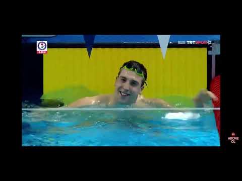 50m Breaststroke Men 24.95 Emre Sakci NEW WORLD RECORD short course