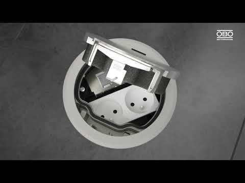 Installation GES R2 floor sockets