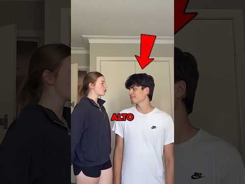 Ella sorprendió a todo internet con la altura real de su pareja! 🤯 #shorts