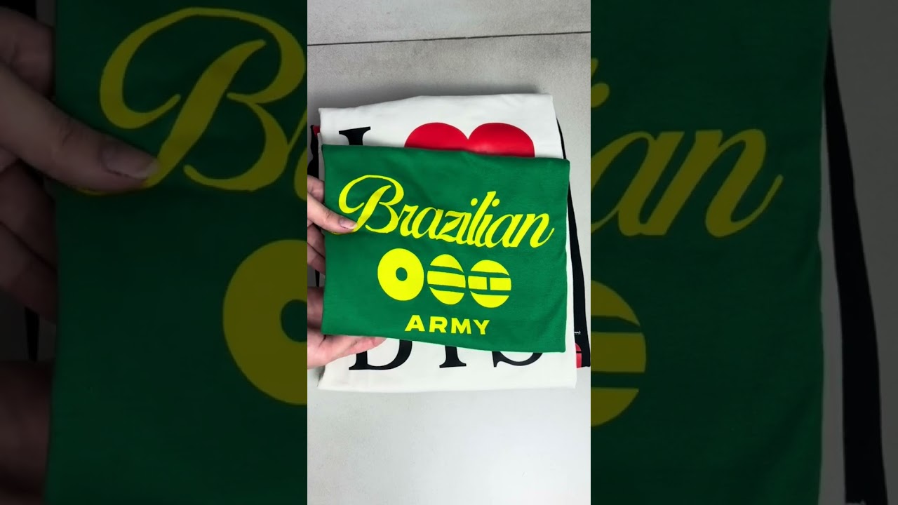 Camiseta BTS - Live In Brazil