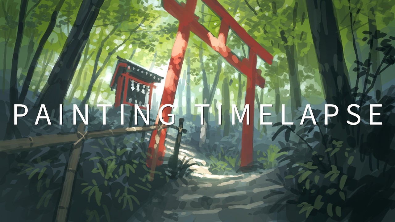 【メイキング】稲荷社（50分/10倍速）