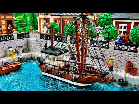Langsam gerät es außer Kontrolle: Fischkutter-MOC - Bau einer Lego Stadt Teil 271.