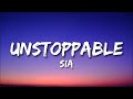 Sia Unstoppable Lyrics