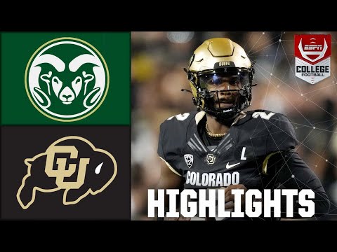 Colorado State Rams x Colorado Buffaloes | Destaques completos do jogo