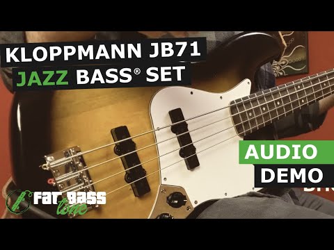 Kloppmann 4 String Jazz Bass® Pickup Set - JB 71 Set / White Covers image 2