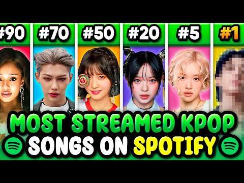 Top 100 Kpop MOST STREAMED Songs of ALL TIME (Spotify)