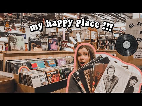 going record shopping + vinyl haul !!!