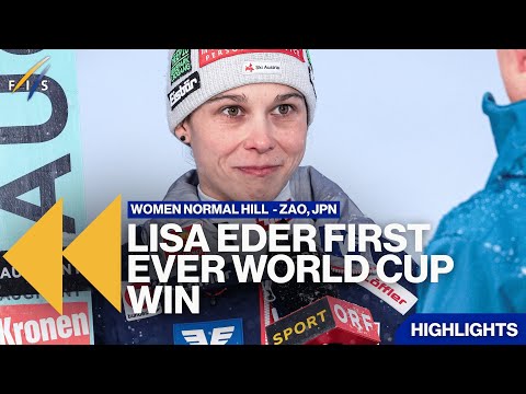 Eder secures her first ever world cup win, Abigail returns to podium! | Highlights | FIS Ski Jumping