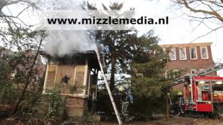 preview picture of video 'Brand in kapelletje van het Sint Luciaklooster aan de Schoollaan in Bennebroek'