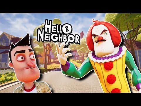 The neighbor is a CLOWN | Hello Neighbor Mod