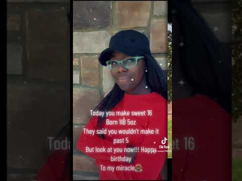 My miracle. Happy birthday. #premature #trach #mickeybutton #survivor #nicu