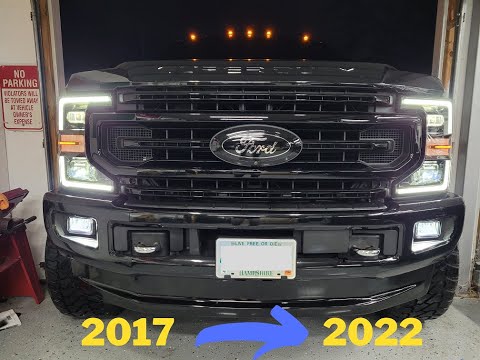 HOW TO: 2017-2019 Super Duty Gets a 2022 Front End!