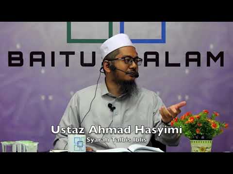 20190427 Ustaz Ahmad Hasyimi : Syarah Talbis Iblis